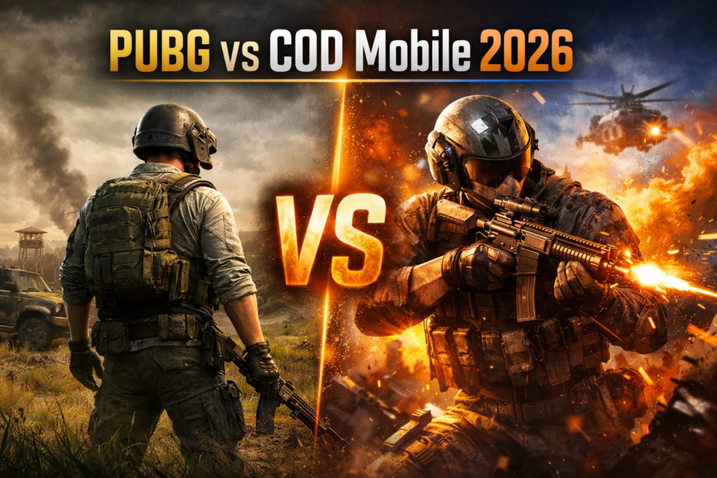 PUBG vs COD Mobile 2026 comparison blog