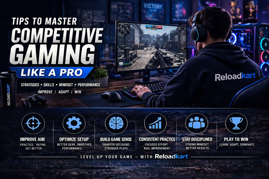 Competitive gaming tips setup to improve skills and FPS performance