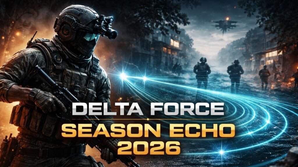 Delta Force Season Echo 2026 featuring new operator Luke Everley with tactical sonar ability