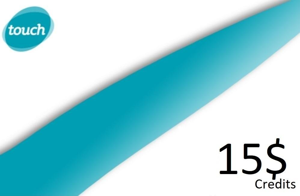 Touch Credits 15 USD