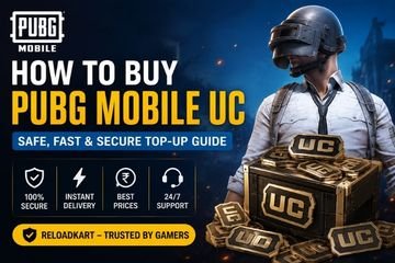 How to buy PUBG Mobile UC safely with fast and secure top-up options from Reloadkart.