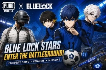PUBG MOBILE x BLUE LOCK collaboration skins and rewards