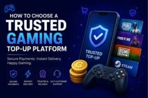 Trusted gaming top-up platform with secure payments and instant game credit delivery