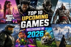 Top 10 upcoming games releasing in 2026 featuring GTA 6, Halo, and more.
