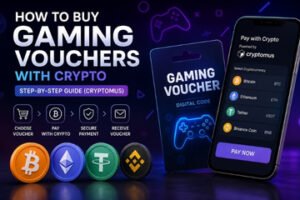How to buy gaming vouchers with crypto using Cryptomus