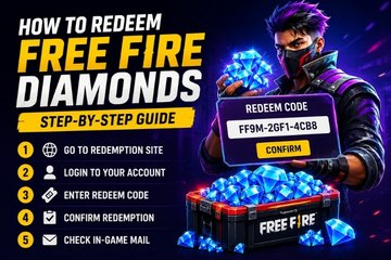 How to redeem Free Fire Diamonds step by step