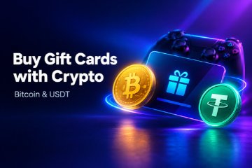 Buy gaming gift cards with crypto using Bitcoin and USDT